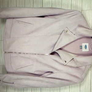 Old Navy Lavender soft polyester Biker Jacket women’s